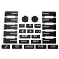 8ST Set Bil Matt Svart Sliten Button Repair Kit Tarrat Mustalle 8kpl setti hinta ja tiedot | TV-antennit | hobbyhall.fi