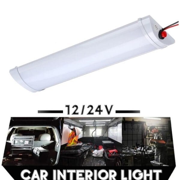 12/24V auton sisäkatto 72LED kattokupoli kevyt kuorma-auto matkailuauto LED 12V hinta ja tiedot | TV-antennit | hobbyhall.fi