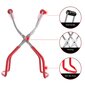 1X Purkinnostin Tong Jar Lifter med grepphandtag Anti-sl Red one size hinta ja tiedot | TV-antennit | hobbyhall.fi