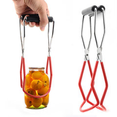 1X Purkinnostin Tong Jar Lifter med grepphandtag Anti-sl Red one size hinta ja tiedot | TV-antennit | hobbyhall.fi