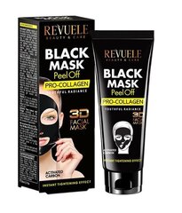 Revuele Black Mask 3D -kuoriva hiilinaamio, sis. prokollageenia, 80 ml hinta ja tiedot | Revuele Hajuvedet ja kosmetiikka | hobbyhall.fi