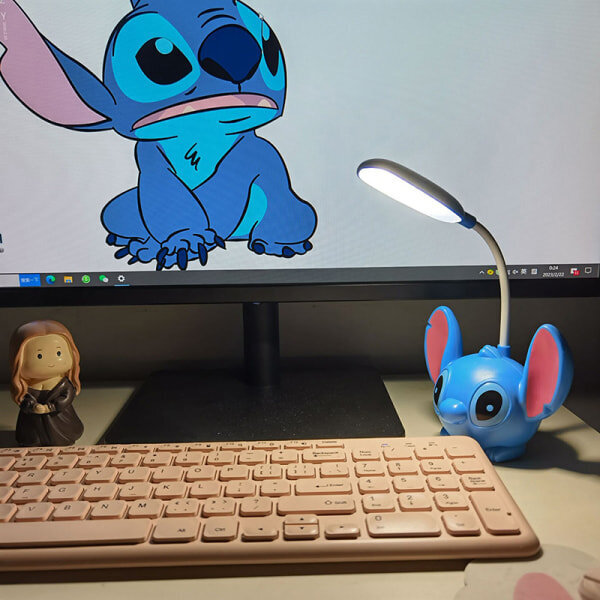 1kpl Anime Stitch -pöytälamppu Silmiensuojaus LED-yövalaisimet USB Pink yksi koko hinta ja tiedot | TV-antennit | hobbyhall.fi