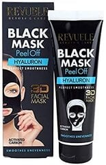 Revuele Black Mask 3D -kuoriva hiilinaamio, sis. hyaluronihappoa, 80 ml hinta ja tiedot | Kasvonaamiot ja silmänalusaamiot | hobbyhall.fi