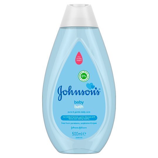 Hellävarainen pesuaine vauvoille, Johnsons Baby Bath, 500 ml hinta ja tiedot | Lasten ja äitiysajan kosmetiikka | hobbyhall.fi