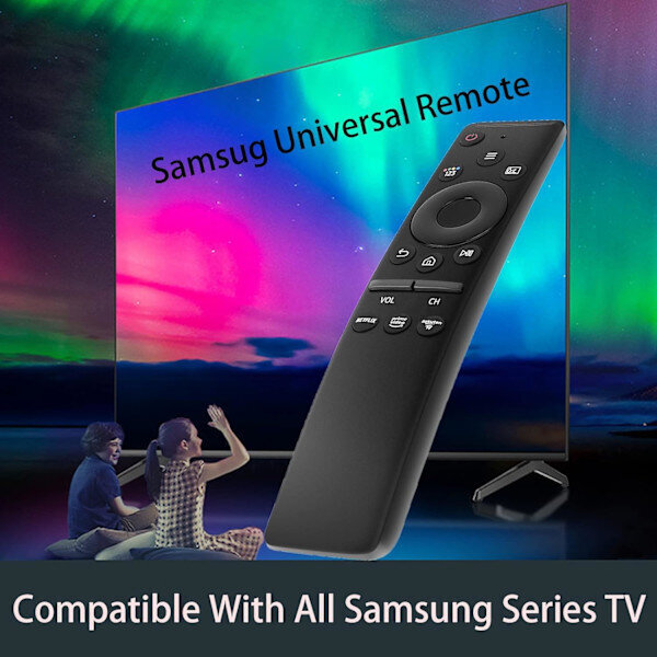 Yleiskaukosäädin, joka on yhteensopiva Samsung Smart TV:n, LCD-, LED-, UHD-, QLED-, 4K HDR -televisioiden kanssa, Netflix-, Prime Video- ja Rakuten TV -painikkeilla hinta ja tiedot | TV-antennit | hobbyhall.fi