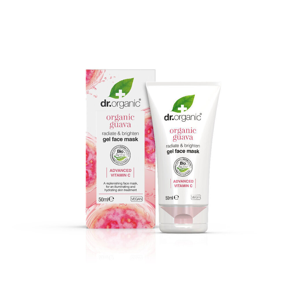 Kasvonaamio Dr. Organic Guava 50 ml hinta ja tiedot | Kasvonaamiot ja silmänalusaamiot | hobbyhall.fi