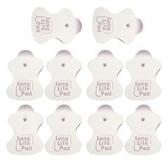 10x elektrodbyte för Omron Massagers Long Life Pad 10 st hinta ja tiedot | Hierontalaitteet | hobbyhall.fi