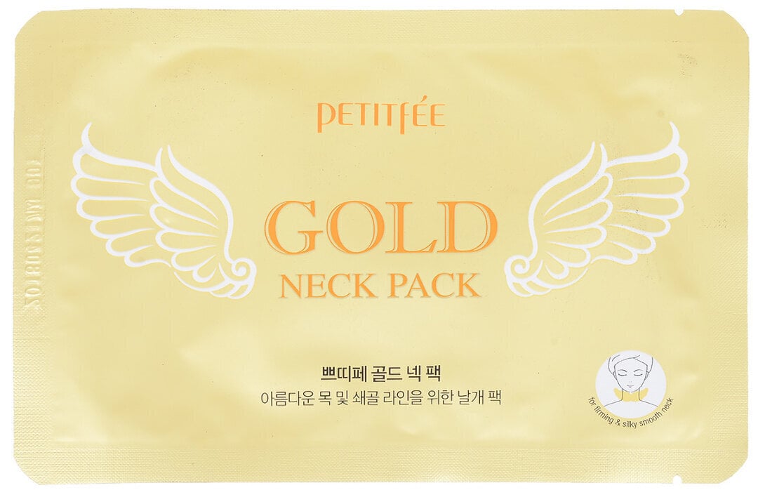 Niskanaamari Petitfee Gold Neck Mask, 1 kpl. hinta ja tiedot | Kasvonaamiot ja silmänalusaamiot | hobbyhall.fi