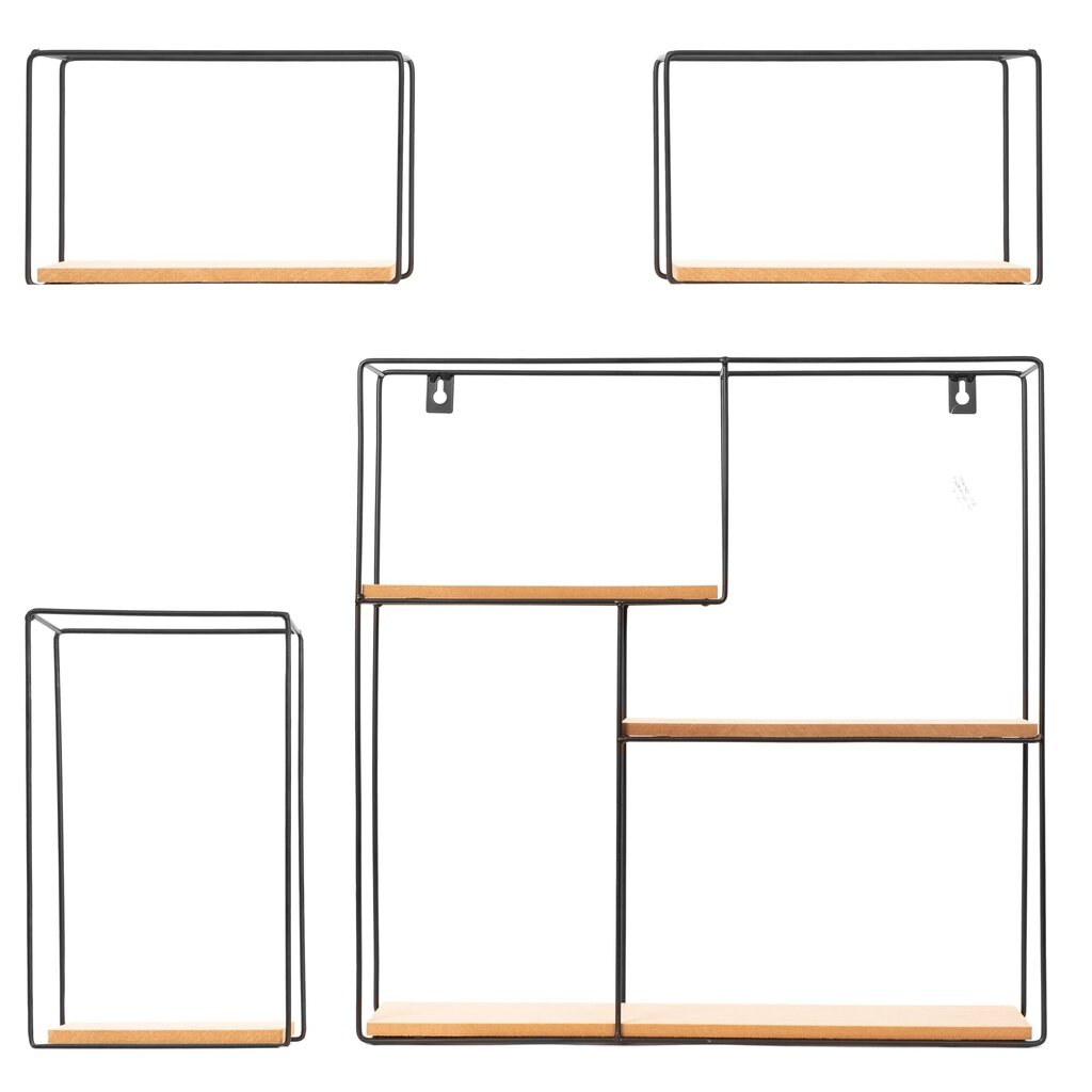 4 Parvi-riippuva hylly CFZL-TSF011 hinta ja tiedot | Hyllyt | hobbyhall.fi