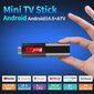 TV98 ATV 8K Smart TV Stick Android 14 ATV Allwinner H618 4G 5G Wifi Tuki OTA 8K HD Player BT5.0 2GB 16GB Äänikauko-TV Box hinta ja tiedot | TV-virittimet | hobbyhall.fi