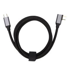 100 W PD Nylon punottu USB C pikalatauskaapeli USB 3.1 Gen2 10Gbps 3 kaapeli 4K 60Hz (1m) hinta ja tiedot | Muistitikut | hobbyhall.fi