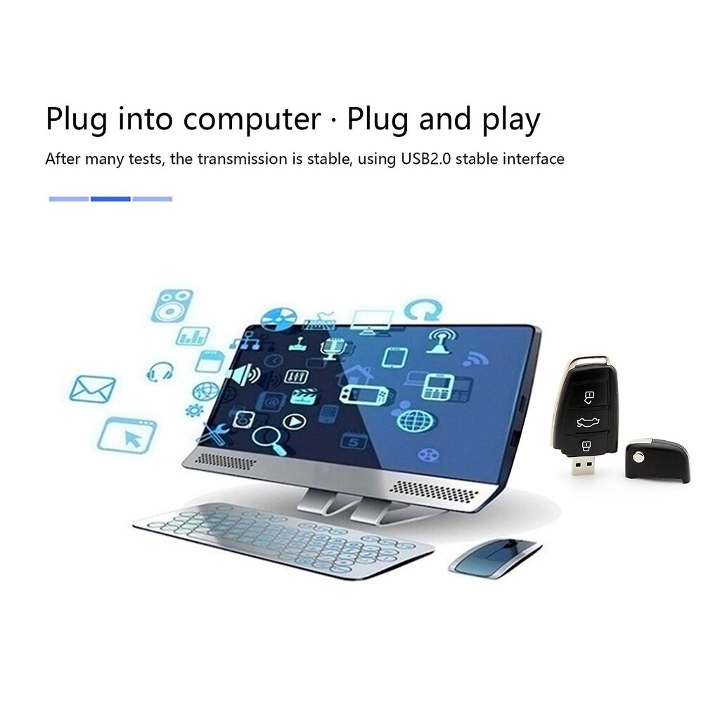 USB-muistitikku autoavain Memory Stick Kynäasema USB-tikku pöytätietokoneen kannettavalle Macbookille (32G) hinta ja tiedot | Muistitikut | hobbyhall.fi