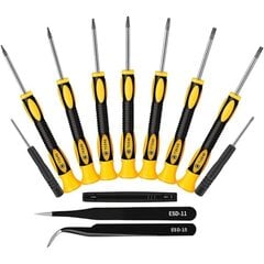 Ammattimaiset tarkkuusmagneettiset Torx/tähti/tx-ruuvimeisselit, sarja/setti 6 kpl, T3 T4 T5 T6 T8 T10 (FMY) hinta ja tiedot | Käsityökalut | hobbyhall.fi