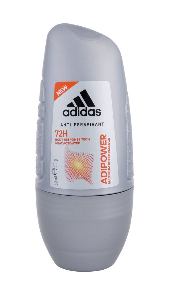 Adidas AdiPower antiperspirantti miehelle 50 ml hinta ja tiedot | Deodorantit | hobbyhall.fi