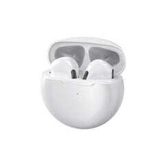 White Pro 6 Wireless Bluetooth Headset Tws Earbuds Kuulokkeet latauskotelolla vedenpitävät kuulokkeet hinta ja tiedot | Kuulokkeet | hobbyhall.fi