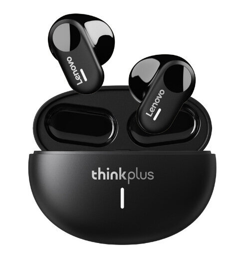 Mustat Lenovo LP19 Langattomat kuulokkeet Bluetooth 5.1 TWS Sports Headphones In-Ear kuulokkeet Dual HD -mikrofonilla hinta ja tiedot | Kuulokkeet | hobbyhall.fi