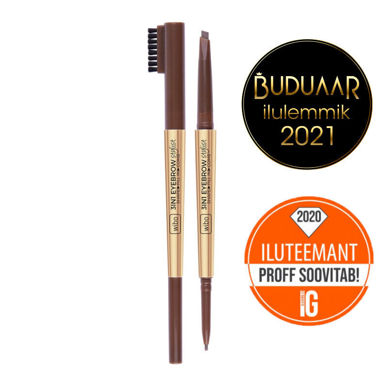 Wibo 3IN1 Eyebrow Stylist -kulmakynä - 3 in 1 Eyebrow Stylist 1 hinta ja tiedot | Kulmavärit ja kulmakynät | hobbyhall.fi