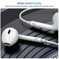 Fonken langalliset kuulokkeet iPhone 15 Pro Max -korvakuulokkeille Type-C Head with Mic Bass Stereokuulokkeet Ei Bluetooth hinta ja tiedot | Kuulokkeet | hobbyhall.fi