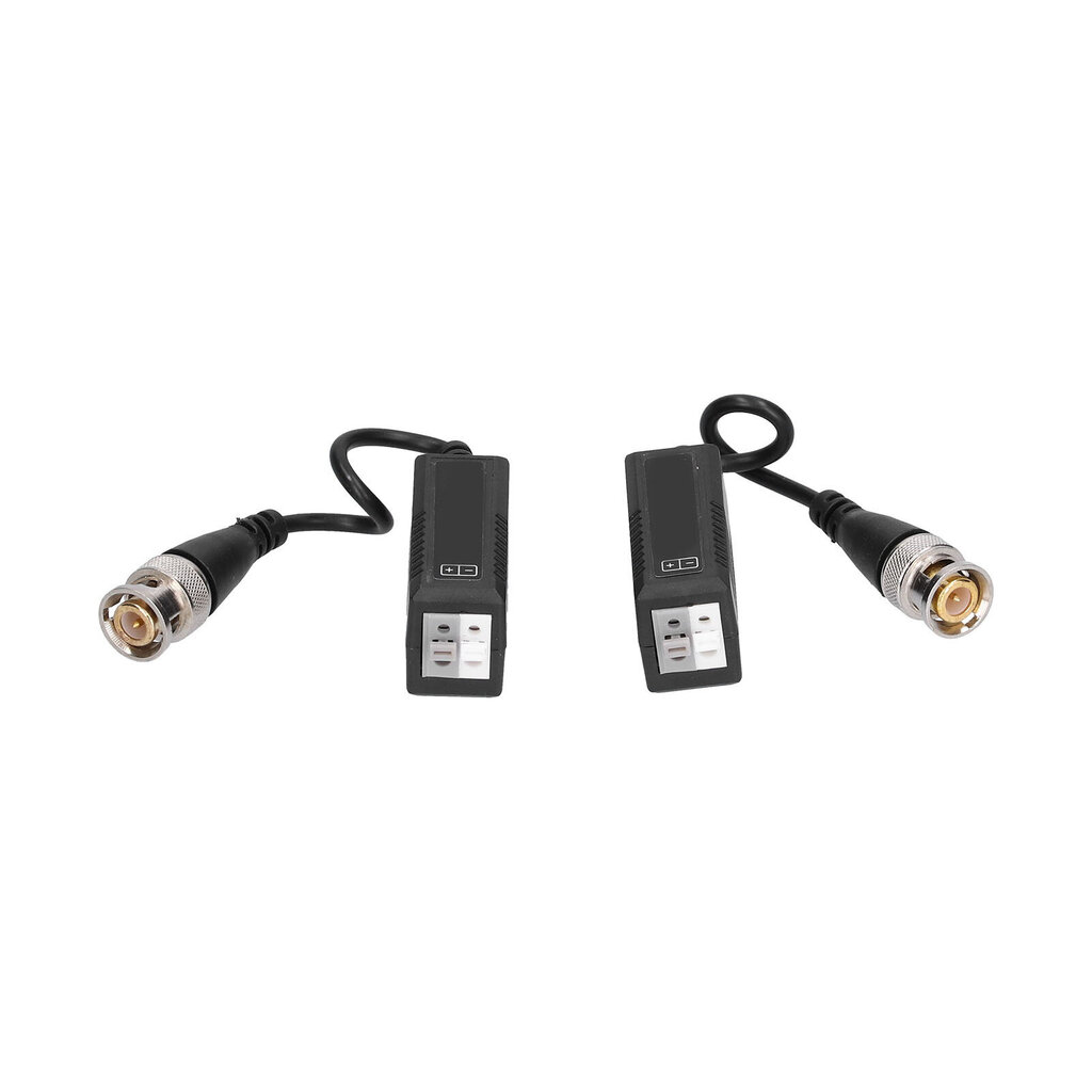 2 kpl Kierretty parilähetin 1080P AntiInterference Low Loss Passiiviset BNC-liittimet AHD/HDCVI/HDTVI-signaalille hinta ja tiedot | Web-kamerat | hobbyhall.fi