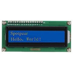 LCD-näyttömoduuli 1602 näytön laajennuslevyn tarvikkeet Raspberry Pi Pico4Bit -rinnakkaisporttiin hinta ja tiedot | Projektorien kiinnikkeet ja tarvikkeet | hobbyhall.fi