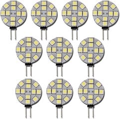 10x G4 LED-lamppu AC/DC 12V ei-himmennettävä valkoinen 6500K lampun vaihto 2W halogeenilamppu keittiöön hinta ja tiedot | Seinävalaisimet | hobbyhall.fi