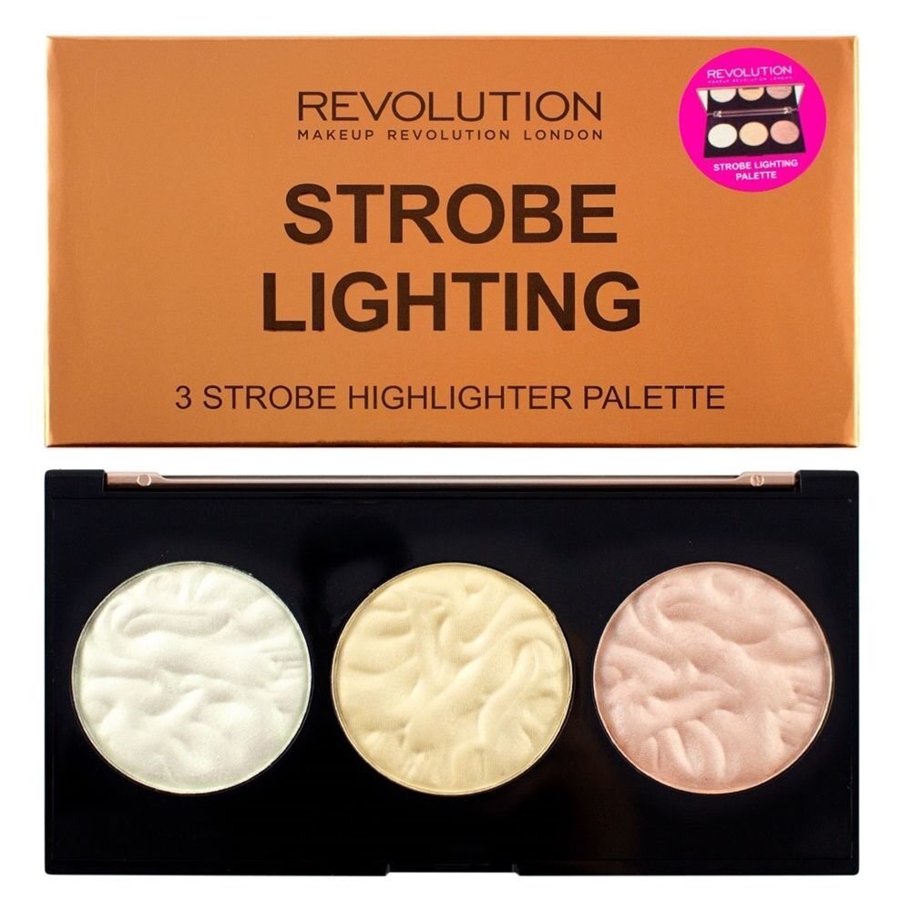 Makeup Revolution London Strobe Lighting Palette korostustuote 11,5 g hinta ja tiedot | Aurinkopuuterit ja poskipunat | hobbyhall.fi