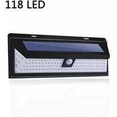 118 LED-aurinkovalo - seinävalaisin PIR-liiketunnistimella - 1000 lumenin valaistus - IP65 vedenpitävä ulkopuutarhakäyttöön. hinta ja tiedot | Seinävalaisimet | hobbyhall.fi