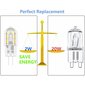 Pakkauksessa 10 G4 LED-polttimoa 2W, vastaa 20W halogeenilamppuja, lämmin valkoinen 3000K, 200Lm, 12x SMD, 12V AC/DC [Energialuokka A+] hinta ja tiedot | Seinävalaisimet | hobbyhall.fi