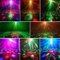 Disco Ball Party Lights, DJ Laser Disco Lights Sound Aktivoitu Strobe Light kaukosäätimellä Laser Lights Disco Lights Inoor Club Bar KTV Holiday Dance Joulu Syntymäpäivä hinta ja tiedot | Seinävalaisimet | hobbyhall.fi