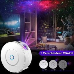 Alexa Led Starry Sky -projektori, älykäs 3d Galaxy Led Star -projektori sovelluksella/ääniohjauksella, ajastin, yhteensopiva Alexan/Google Assistantin kanssa, sopii makuuhuoneisiin hinta ja tiedot | Seinävalaisimet | hobbyhall.fi