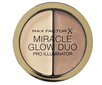 Korostusväri Max Factor Miracle Glow Duo Pro, 20 Medium, 11 g hinta ja tiedot | Aurinkopuuterit ja poskipunat | hobbyhall.fi