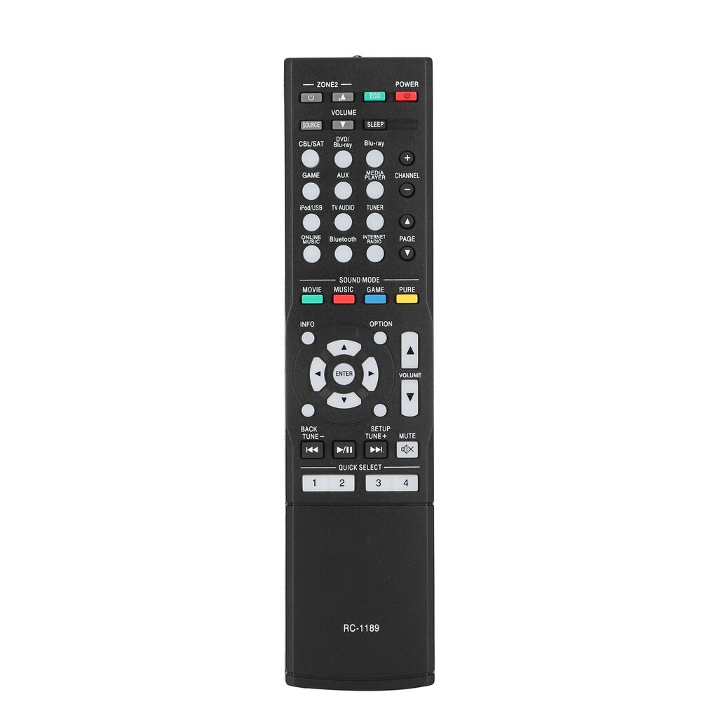 RC1189-kaukosäädin Kannettava vaihtosäädin AVRS710W AVRS720W AVRX1200W AVRS700W hinta ja tiedot | TV-lisätarvikkeet | hobbyhall.fi