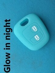 (Luminous Blue) 2 painikekotelo Peugeot 107 206 307 207 408 Citroen C2 C3 C4 Berlingo Xsara Picasso Toyota Aygo Straight Key -avain hinta ja tiedot | Lisätarvikkeet autoiluun | hobbyhall.fi