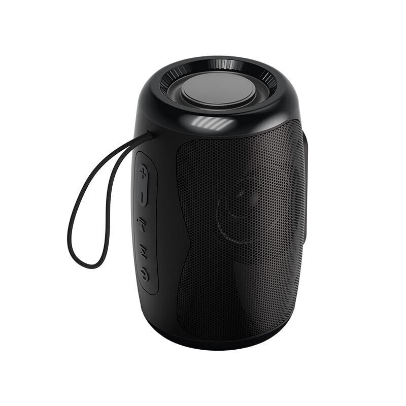 Musta TSN-1 Kannettava langaton Bluetooth-kaiutin 5.3 Stereotilan FM/SD/U-levy/Aux vedenpitävä ulkona toimiva Hifi-kaiutin hinta ja tiedot | Stereojärjestelmät | hobbyhall.fi