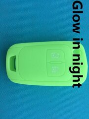 (Luminous Green) 2-painikkeinen auton avainkotelo Opel Astra J Corsa D Zafira C Mokka Insignia Cascada Karl Adam Meriva Buickille hinta ja tiedot | Lisätarvikkeet autoiluun | hobbyhall.fi