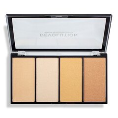 Makeup Revolution London Re-loaded Palette korostustuote 20 g, Lustre Lights Warm hinta ja tiedot | Aurinkopuuterit ja poskipunat | hobbyhall.fi