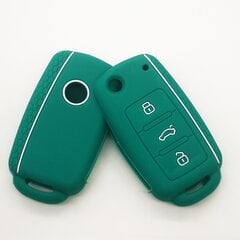 (tummanvihreä-1kpl) Dont Touch My Key Cap Cover For VW Caddy Golf Jetta Polo Passat Scirocco Tiguan For Skoda Octavia Seat hinta ja tiedot | Lisätarvikkeet autoiluun | hobbyhall.fi