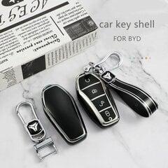 (valkoinen avainkotelo) Pehmeä TPU auton avainkotelon kansi BYD Han Ev Tang Dm/Qin PLUS/Song Pro/MAX/Yuan Buckle Auto Shell Fob avaimenperätarvikkeet hinta ja tiedot | Lisätarvikkeet autoiluun | hobbyhall.fi