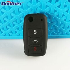 (musta) Auton avaimen suojakotelo Volkswagen VW Golf Bora Jetta Polo Passat Skoda Superb Octavia Fabia SEAT Ibiza Leon Shell hinta ja tiedot | Lisätarvikkeet autoiluun | hobbyhall.fi