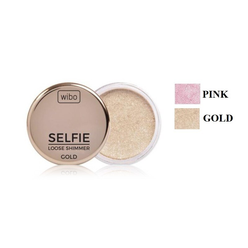 Wibo Selfie Loose Shimmer Gold, 2 g hinta ja tiedot | Aurinkopuuterit ja poskipunat | hobbyhall.fi