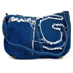 Gerard Brinard Denim G meikkipussi-olkalaukku (26x20x10,5 cm) hinta ja tiedot | Kosmetiikkalaukut ja peilit | hobbyhall.fi