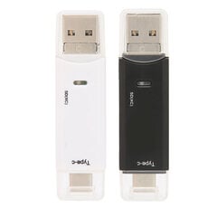 Kortinlukija 3 in 1 USB2.0 Micro Type C monitoiminen nopea, tukeva ja vakaa muistikortinlukija hinta ja tiedot | Kameran muistikortit | hobbyhall.fi