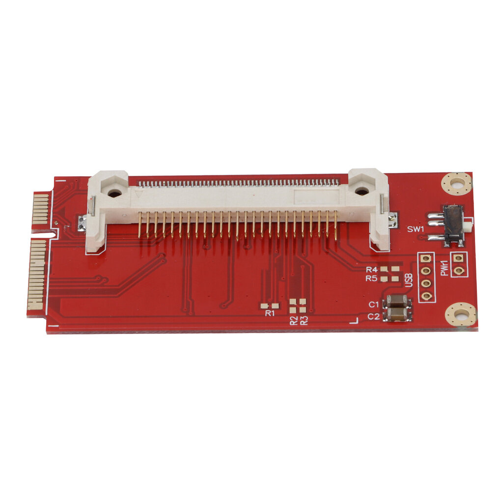 Sovitinkortti Kannettava Red Board CF Card to PCIE Converter for Windows 3.1 Win7/Win8 Vista NT4 98SE/Linux hinta ja tiedot | Kameran muistikortit | hobbyhall.fi