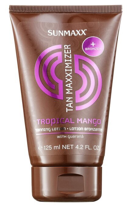 SunMaxx Solariumvoide Mango+Bronzer 125 ml hinta ja tiedot | Rusketusvoiteet | hobbyhall.fi