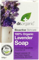 Dr. Organic -saippua, sis. laventelia, 100 g hinta ja tiedot | Dr. Organic Vartalonhoito | hobbyhall.fi