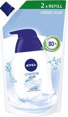 Nivea Creme Soft Care Soap Refill nestesaippua 500 ml hinta ja tiedot | Saippuat | hobbyhall.fi