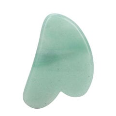 Ammattimainen Aventurine Face Hieronta Gua Sha Tool Kannettava vartaloterapiakaavintalauta hinta ja tiedot | Jalkakylvyt | hobbyhall.fi