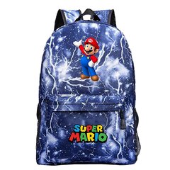 Lasten sarjakuva Super Mario Bros -printtireppu Kevyt kannettavan tietokoneen reput, rento matkalaukku, pojille, tytöille, koululahja hinta ja tiedot | Koulureput ja -laukut | hobbyhall.fi