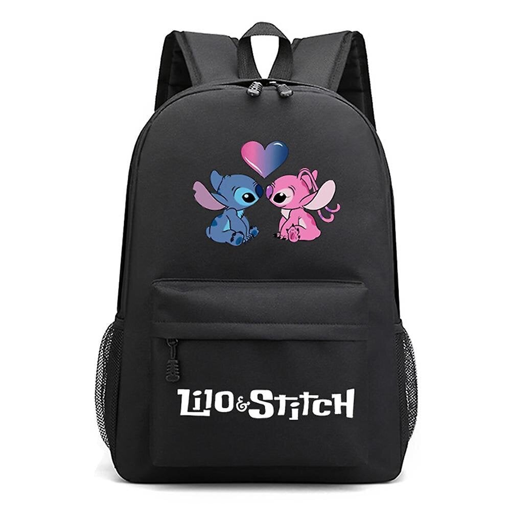 Disney Lilo & Stitch sarjakuvareppu kouluun, kevyt vedenkestävä kirjalaukku rento päiväreppu yläkouluikäisille pojille tytöille hinta ja tiedot | Koulureput ja -laukut | hobbyhall.fi