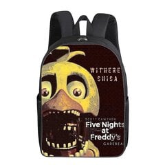 Five Night At Freddy School Reppu 3D Print Fnaf Koululaukku Sarjakuva Muoti Reput Kannettavan tietokoneen laukut Opiskelijalaukku Koululaukku Lahja hinta ja tiedot | Koulureput ja -laukut | hobbyhall.fi